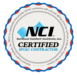 NCI certified HVAC contractor